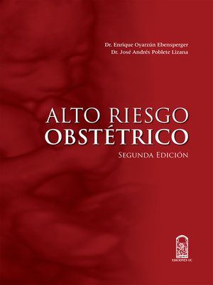 cover image of Alto riesgo obstétrico